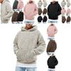 Herren Winter Flauschiger Hoodie Pullover Stilvolles Fleece Sweatshirt für Ultimative Wärme