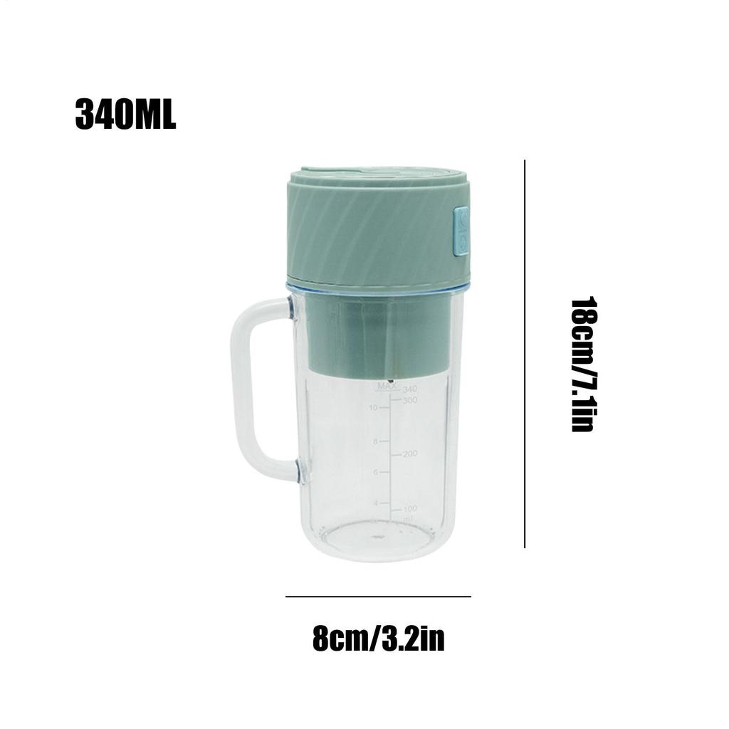 Portable Integrated Electric Juicer Fruit Milkshake Blender With Straw Electric Juicer Cup Food Processing Mixing Tool