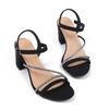 22 Frühling und Sommer neue dicke Sohle Schnalle Fischmaul Strass Premium Freizeit Strand Sandalen