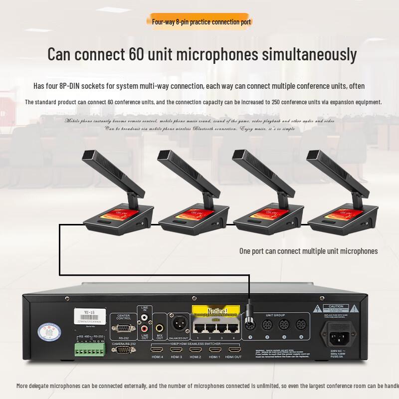 SHILE Wired Digital Conference Microphone with Video Tracking