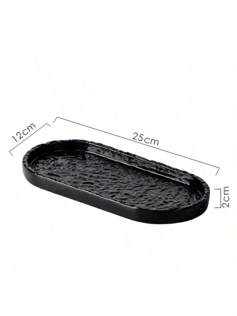 1 bathroom stone tray rack, bathtub tray, ceramic jewelry storage tray, washbasin, toothbrush holder, soap tray