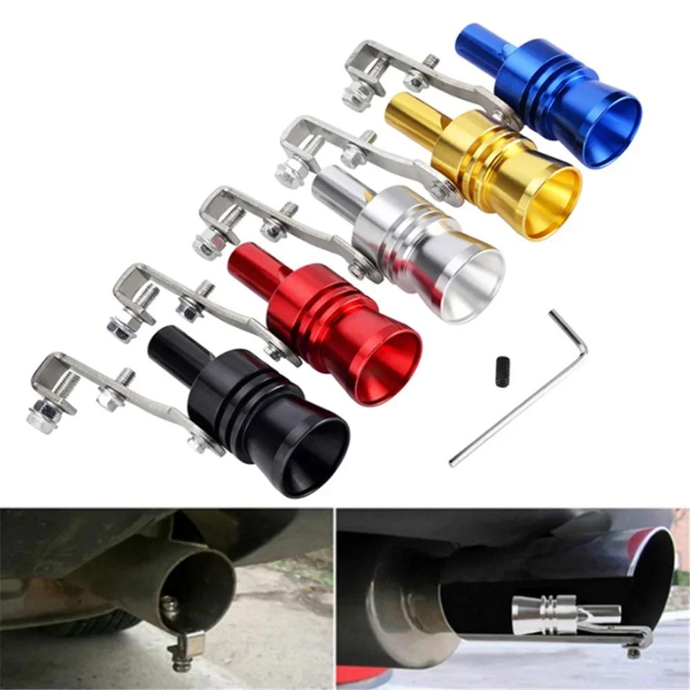 Universal Turbo Sound Simulator Whistle Car Exhaust Pipe Whistle Vehicle Sound Muffler