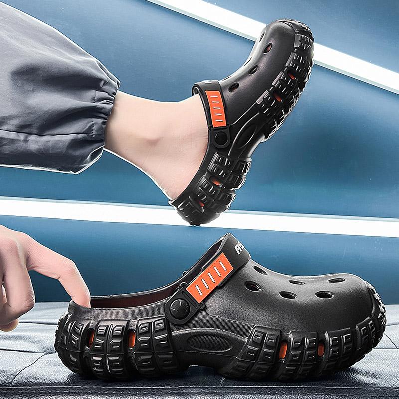 New Summer Men's Beach Slippers Fashion Mens Non-slip EVA Lightweight Shoes Man Outdoor Sandals Mixed Colors Soft Male Slipper