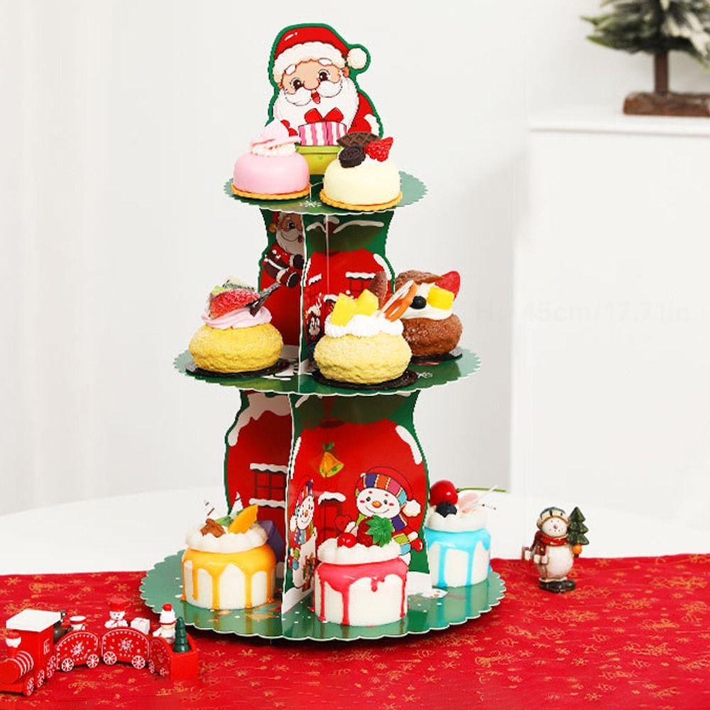 

Pumpkin Halloween Dessert Stand 3-Tier Cake Rack Tray Home Decoration Cupcake Stands Thanksgiving