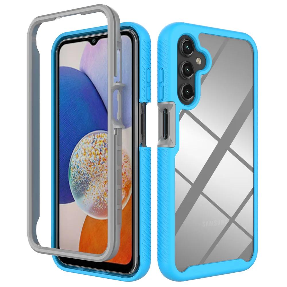 Hybrid Rugged Otter Armor Box Shockproof Case for Samsung A16 A15 A25 A35 A55 A05S A04S A24 A34 A54 TPU Transparent Back Cover