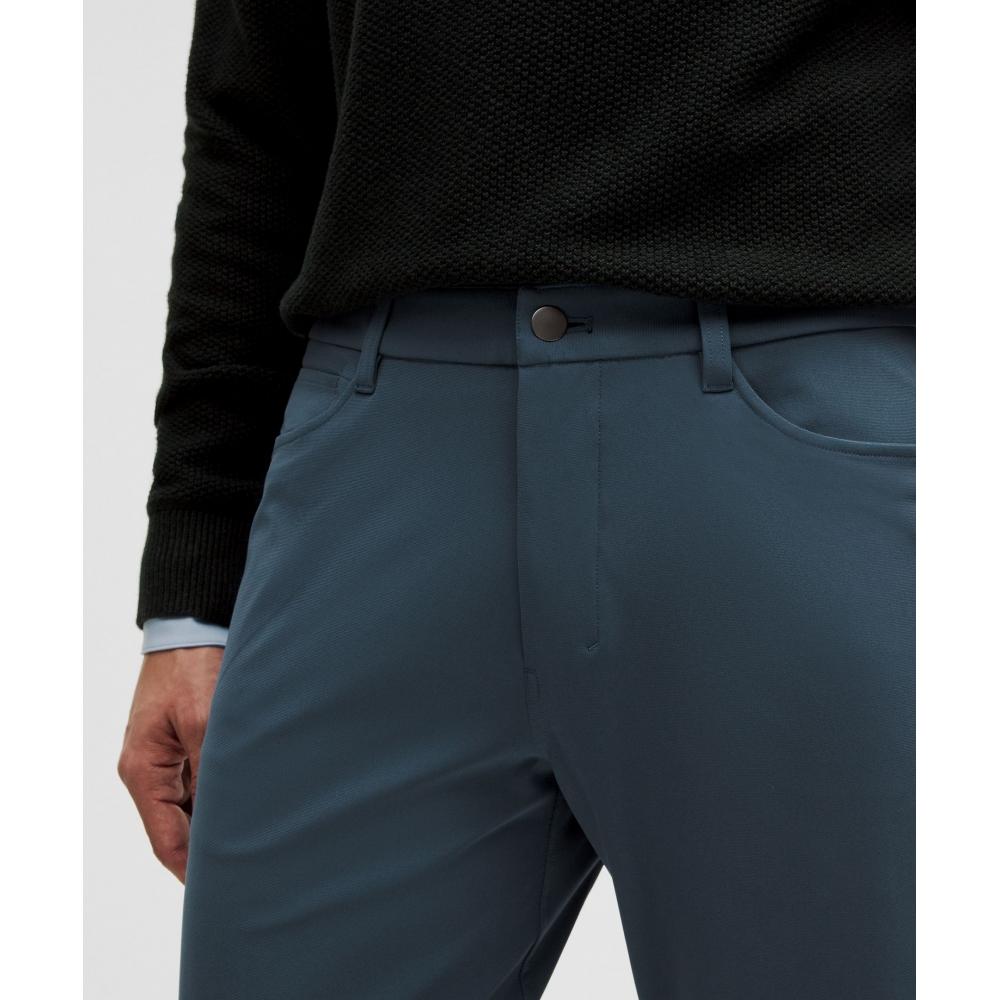Lululemon Abc Slim Fit 5 Pocket Pant 34l  Warpstreme Iron Blue