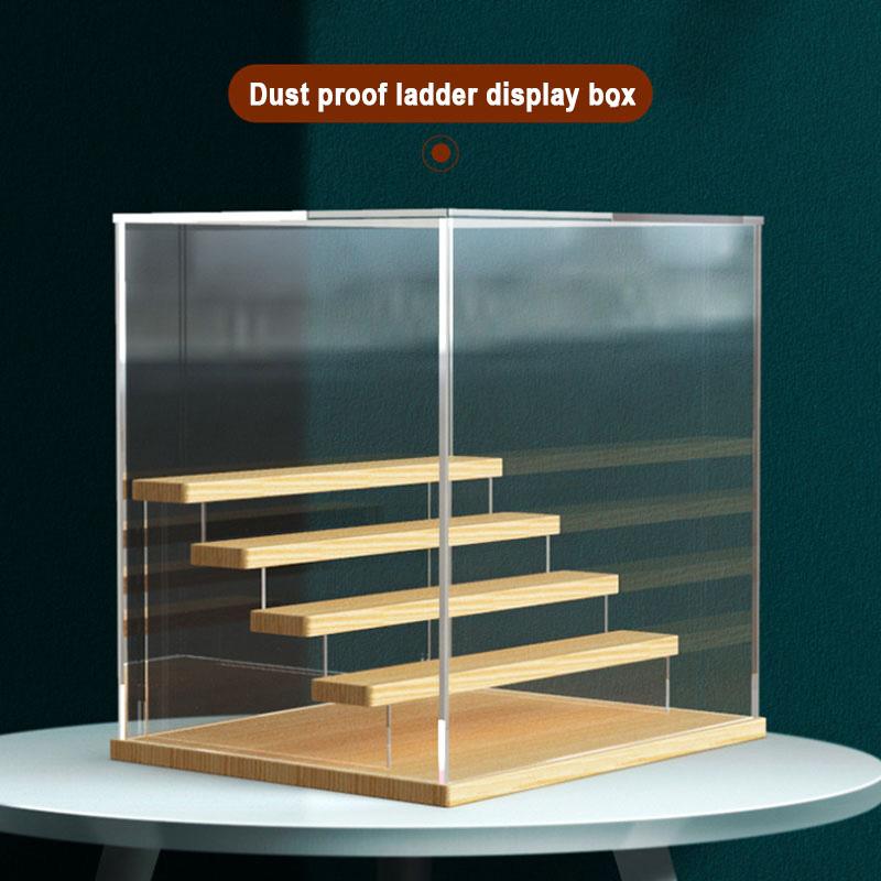 2/3/4 Layers Acrylic Storage Box Blind Box Doll Toys Gift Display Rack Cosmetic Perfume Storage Shelf Home Decor Organizer Stand