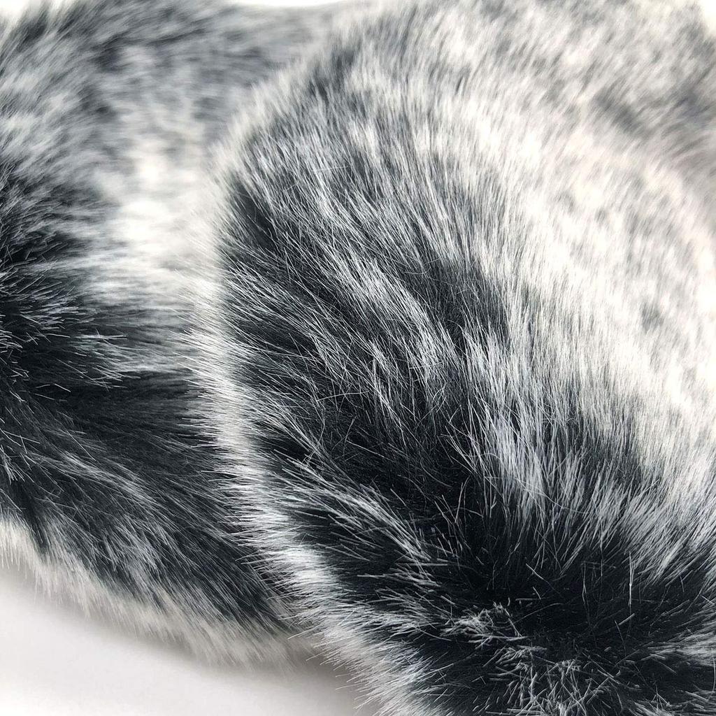 QHRICE Microphone Wind Screen Faux Fur Cover for 3DIO HeadRec Recorder Binaural Microphone Outdoor Dead Cat Fur Front Glass Windshield