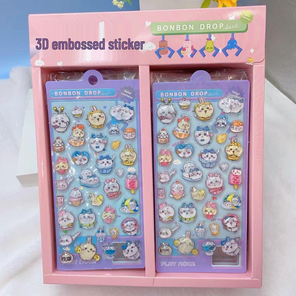 Japanese Cartoon 3D Stickers for Phone, Laptop & Party Decor