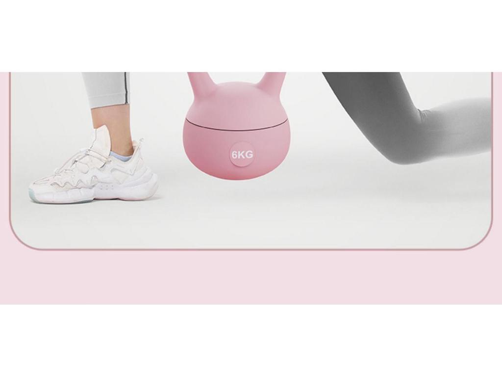 Weiche Kettlebell für Heimfitness: Krafttraining, Armbeugen, Formgebung für Männer & Frauen.