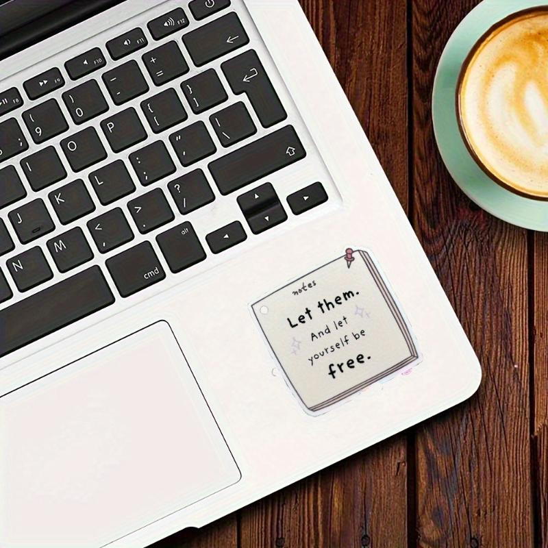 

Bookish Let Them. And Let Yourself Be Free. Inspirational Sticky Note Daily Reminder Sticker, Vinyl Handmade Quote, Cute Self Care Sticker 5pc