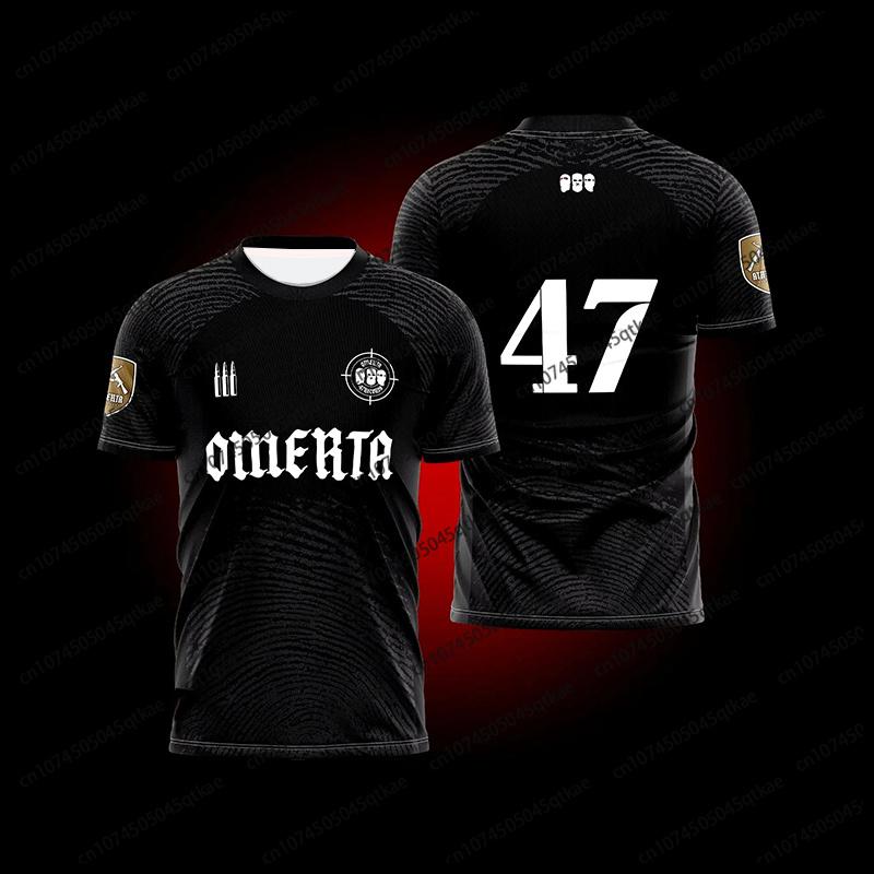 Omerta 47 Jersey Boxing Uniform Summer Outdoor Quick Drying Breathable 3d T-Shirt Maillot Men's And Women's Hip-Hop Streetwear