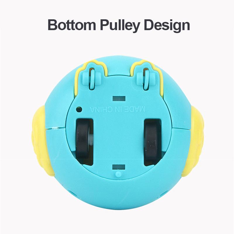 Kids Owl Shaped Press Mechanical Sliding Toys Classic Wind Up Interactive Toys for Boys Girls Birthday Xmas Gift