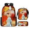 Animation Backpack Two-dimensional Backpack European and American Retro Schoolbag Fourth Grade Bag