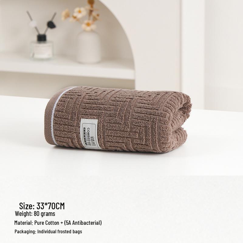 Antibakterielle reine Baumwolle einzeln verpackte Handtücher - Saugfähige Gesichts- & Badetücher für Erwachsene, Männer & Frauen