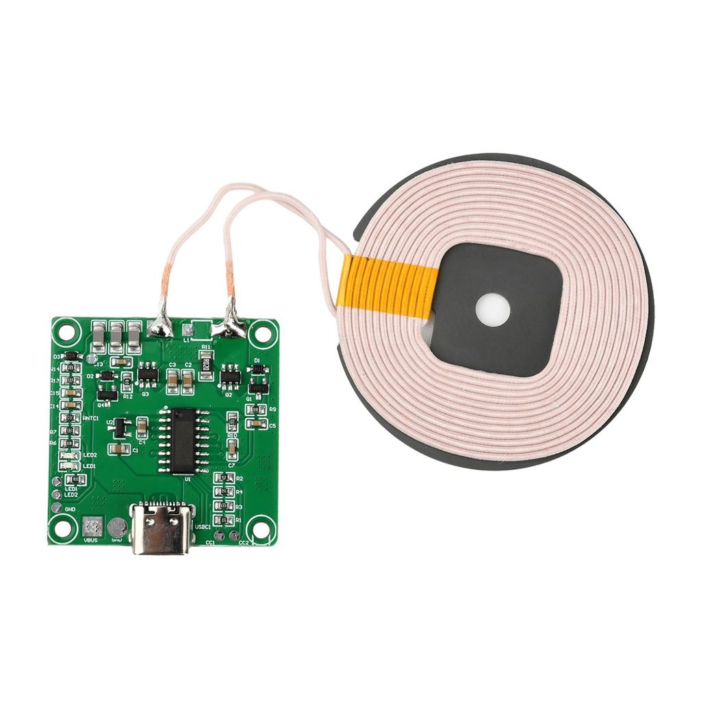 High Speed 15W Fast Wireless Charging Station 10MM Transmitter Pad Universal Phone Compatibility Safe Charging Solution