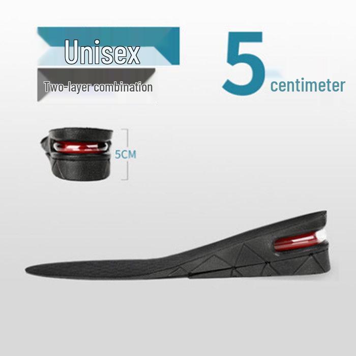 Breathable Air Cushion Height-Increasing Insoles for Men & Women - Shock-Absorbing, Soft, Trim-to-Fit.