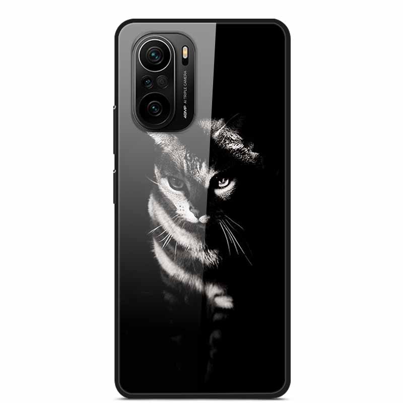 For Xiaomi Poco F3 Case Tempered Glass Hard PC Phone Back Cover For Xiaomi POCO F3 5G Cases Shells PocoF3 F 3 2021 6.67'' Coque