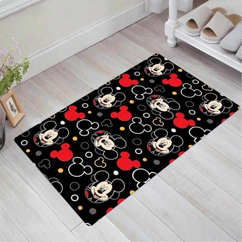 

1pc Mickey Pattern Area Rug Soft Flannel Floor Mat for Living Room,Office,Bedroom and Carpet,Sofa Coffee Table Floor Mat 60cm by 90cm