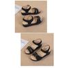Women's New Fish Mouth Casual Sandals Roman Style Sandals Outerwear Velcro Shoes