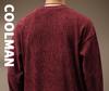 Men's Heavyweight Wool Hoodie - Spring/Autumn Round Neck, Loose Long Sleeve T-shirt, Printed Casual Base Layer