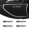 Style de Voiture 3D Alliage Métallique Haut-Parleur Audio Autocollants Badge Emblème Décalcomanie Pour Lexus EX300H RX450H IS300H ES300H NX RX GS Al20