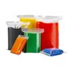 500pcs Colour Trumpet Self Sealing Bag Mini Transparent Thick Jewelry Packaging Bags Plastic Packing Storage Zipper Sealing Bag