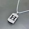 Simple Titanium Steel 26-Letter Necklace for Men and Women - Trendy Minimalist Design