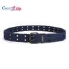Double-pin Buckle Soft Cotton Double-row Hole Punk Style Personality Men and Women Decorative Wide Belt