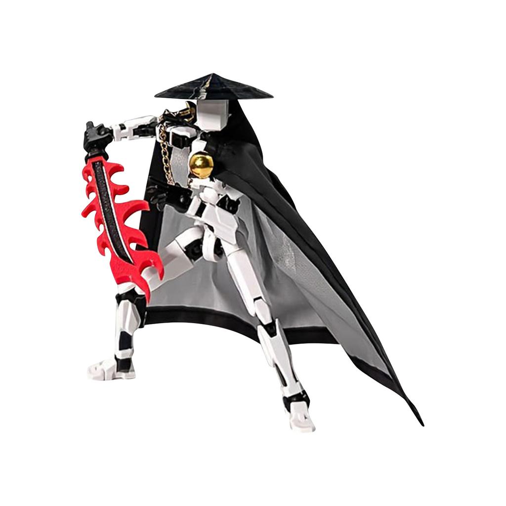 New Titan Dummy 13 Action Figur 3D Printed Dolls Figurine T13 Multi-Jointed Movable Lucky New Death/Swordsman Toy Model