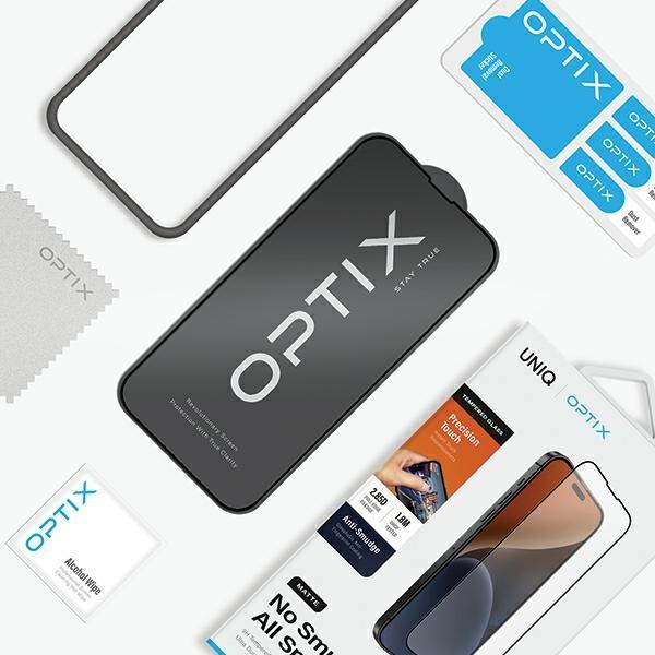 Uniq Optix Matte Iphone 15 Pro Max 6.7Matowe Szkło Hartowane Z Aplikatorem