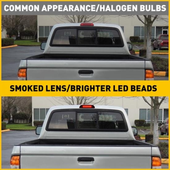 Smoked LED Third 3RD Rear Brake Stop Tail Light Lamp For 1995-2017 Toyota Tacoma