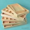 Japanese Style Solid Pine Wood Jewelry Display Tray