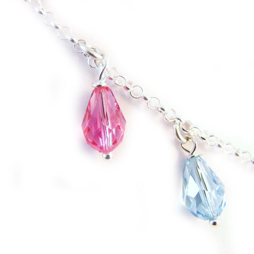 Les Trésors De Lily [G1770] - Silver Necklace 'Folies' Tutti Frutti