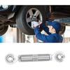 Alternator Bracket, Alternator Tensioning Rod 2 1/2in Adjustable Tensioning Rod Stainless Steel Alternator Bracket Fit for SBC BBC 350 454 Engine