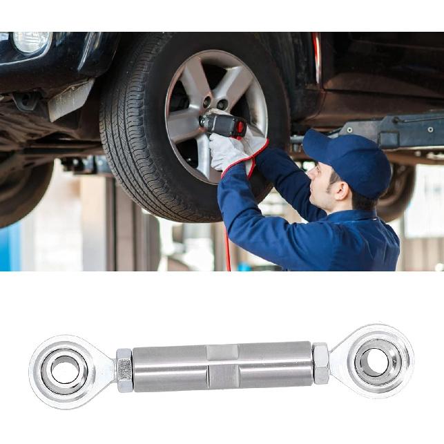 Alternator Bracket, Alternator Tensioning Rod 2 1/2in Adjustable Tensioning Rod Stainless Steel Alternator Bracket Fit for SBC BBC 350 454 Engine