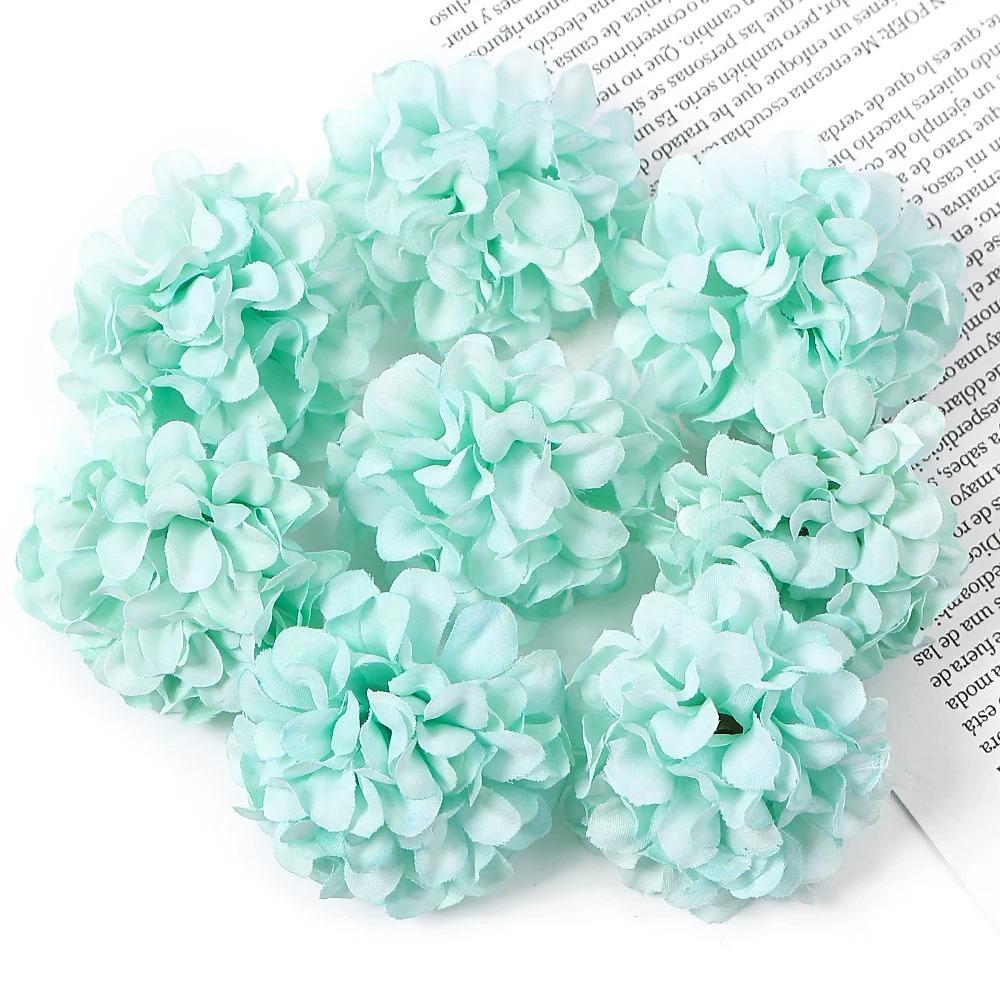 10/20/50Pcs Silk Artificial Flowers Heads Wedding Decoration For Home Room Decor Fake Flower Wall Cake Decor Craft Accessory