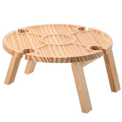 Outdoor Wine Table Portable Folding Wine Table Wooden Wine Glasses Wine Table Beach Wine Table
