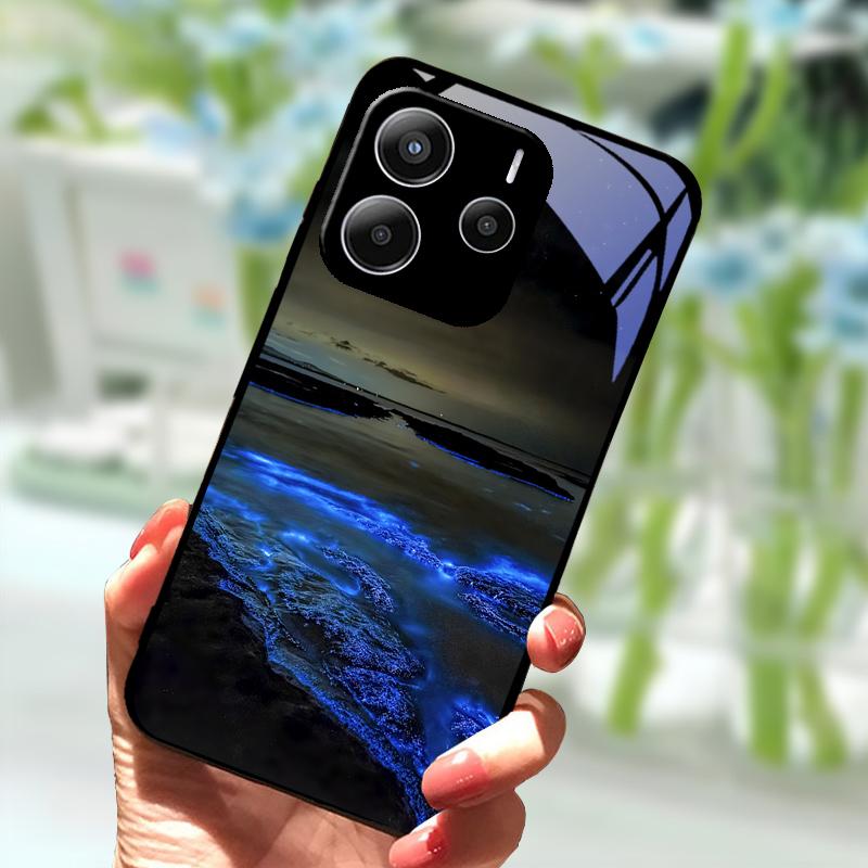 Coque For Redmi Note14 Glass Case 14 Pro 4G 5G New Popular Tempered Glass  Phone Cover For Redmi Note 14 Pro+ 5G Protector Cases