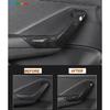 For VW For Volkswagen T-ROC TROC 2017-  2024 Carbon Fiber Car Inner Door Armrest Handle Cover Trim Interior Accessories