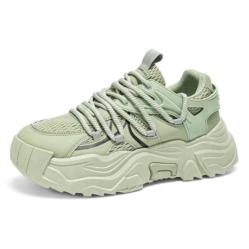 

Leisure Running Shoes Breathable and Comfortable Design Trendy and Versatile Men s Shoes Durable and Wearable Running Shoes 39 зелёный