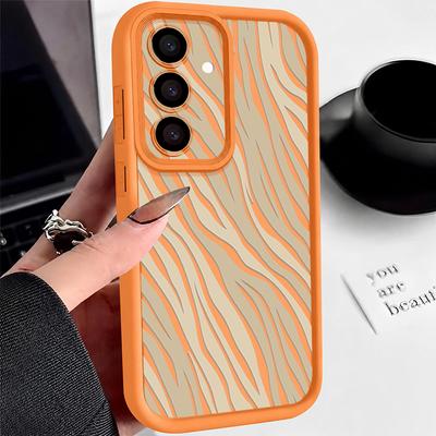 Color Zebra Stripe Phone Case For Samsung S25 S24 FE S26 S23 Ultra S22 Plus S21 A55 A54 A52 A35 A34 A14 A17 A37 A57 5G Shockproof Soft Silicone Cover