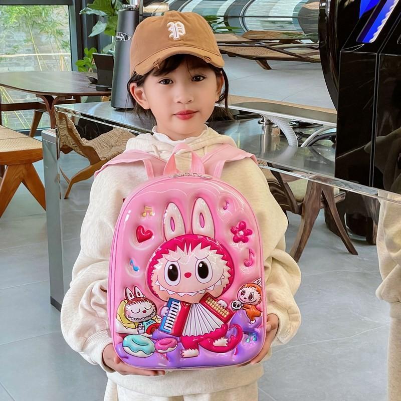 Neutral Gender Versatile Backpack For Kids With Fun Cartoon Characters School For