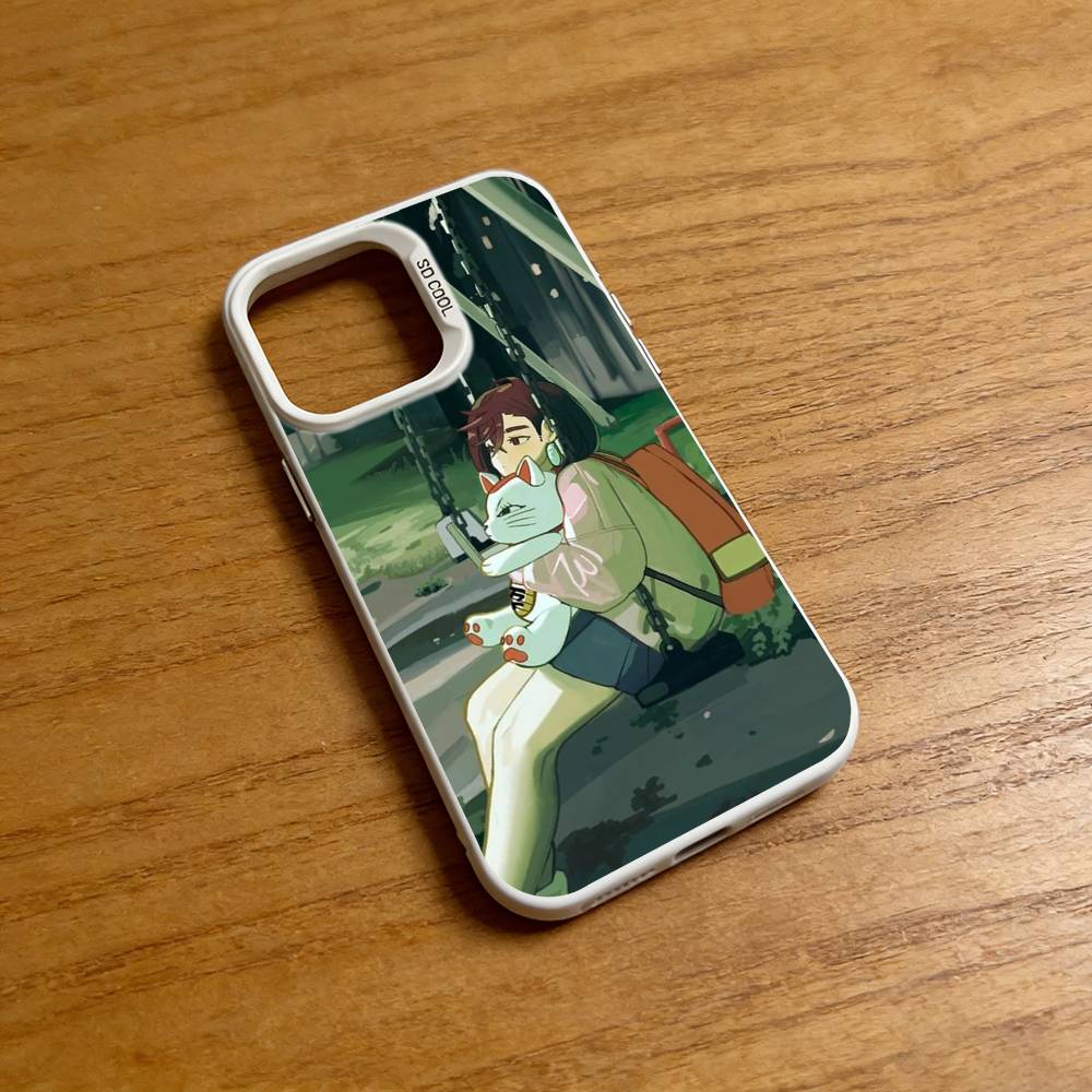 D-Dandadan Anime Phone Case for iPhone 17 16 Pro Plus 15 14 13 12 11 Max Mini X XS Silicone Shockproof Cover