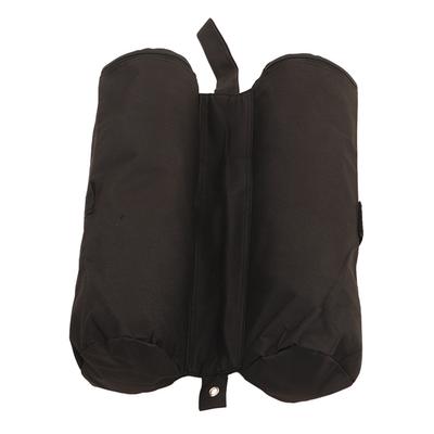 Gazebo Weight Bag 600D Oxford Fabric Wear Resistant Windproof Tent Weighted Feet Bag for Canopy Black