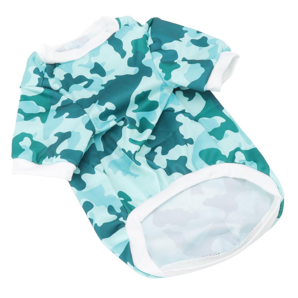 Pet Shirt Sun Protection Soft Breathable Stretchy Stylish Printing Cat Dog Summer Clothes for Daily Party