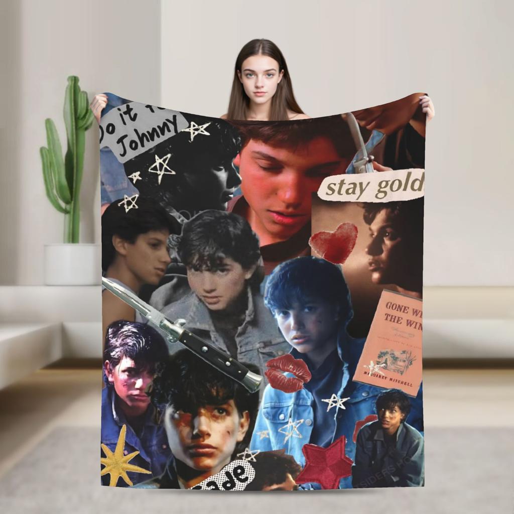 Ralph Macchio Blanket Quality Super Soft  Throw Blanket Winter Camping Living Room Print Bedspread