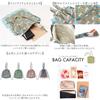 Frilled tote bag in cool gray