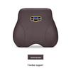 Geely Car Headrest and Lumbar Support Pillow - Genuine Leather Neck Protection for Xingyue L, Xingrui, Icon, Boyue I, and Binyue models.