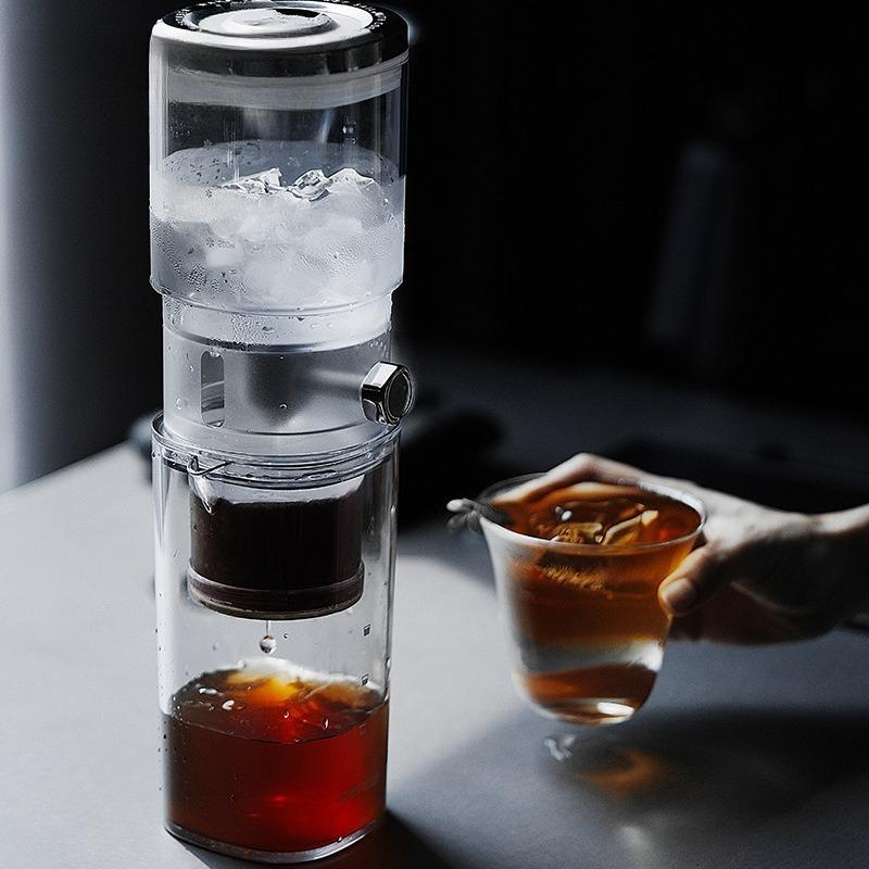 Cold Drip Coffee Maker Home Use Ice Brew Cold Extraction Pot Drip Coffee Machine Ice Drip Brewer Manual Coffee Tool for Home